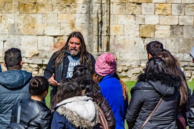 Guiding at St Mary's Abbey